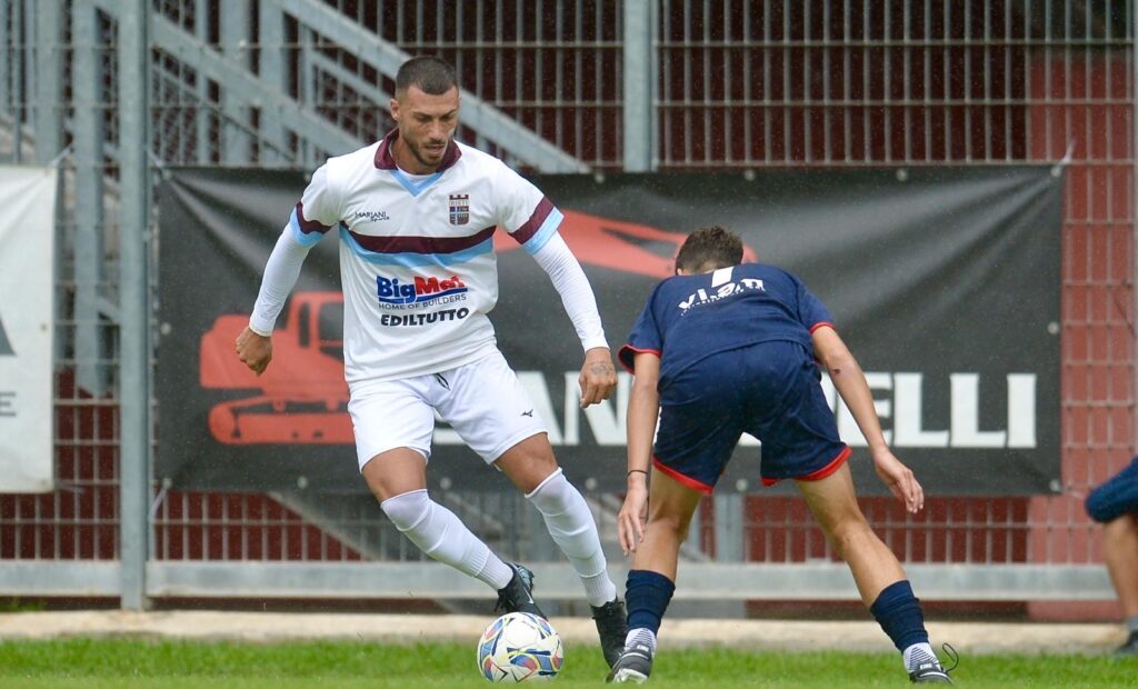 Beffa finale col Salaria Fc. Losi riacciuffa il Rieti in pieno recupero. Infortunio per Tirelli