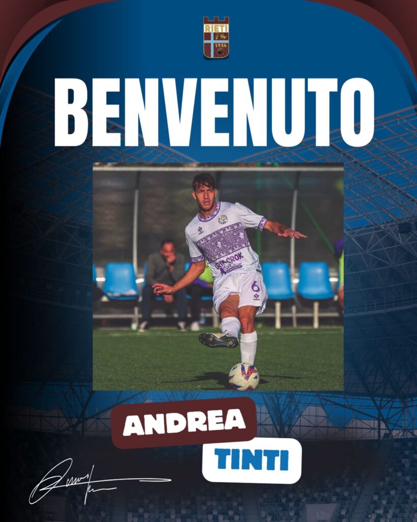 Tinti per la difesa del Rieti: è ufficiale. Dovidio lascia il club