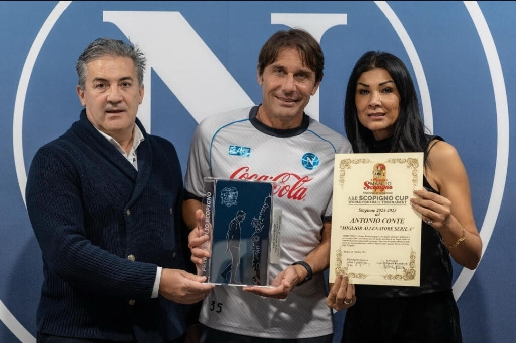 Consegnato il premio Scopigno ad Antonio Conte